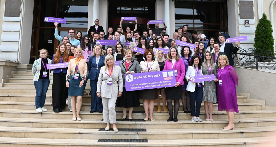 Promotor al Celebrării Zilei Mondiale de constientizare a Bolilor Inflamatorii Intestinale la IGH Iasi