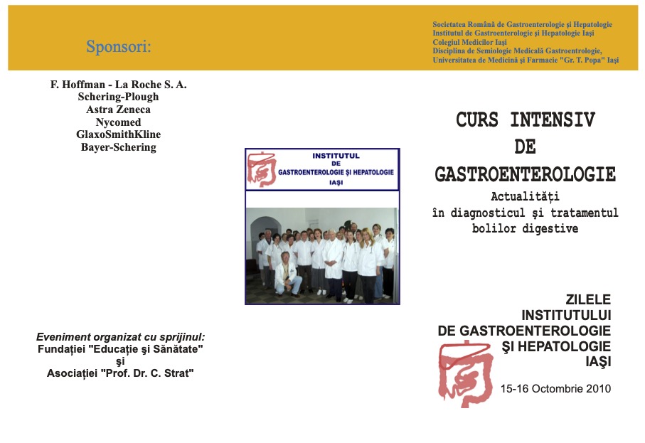 Alte evenimente de Gastroenterologie Anca Trifan