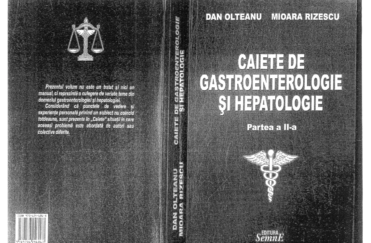 CAIETE DE GASTROENTEROLOGIE ȘI HEPATOLOGIE