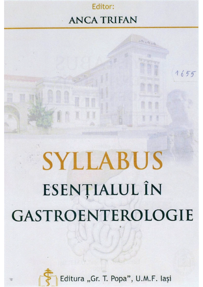 Syllabus: esentialul in gastroenterologie