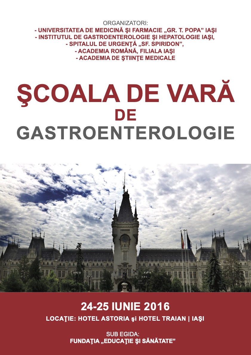 Școala de Vară de Gastroenterologie Anca Trifan